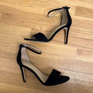 Aldo Black Suede Heels